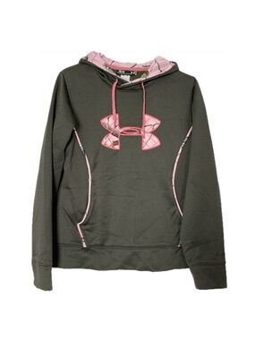 ⭐️HP⭐️ Under Armour Women’s Storm Caliber sweatshirt hoodie green Size Medium